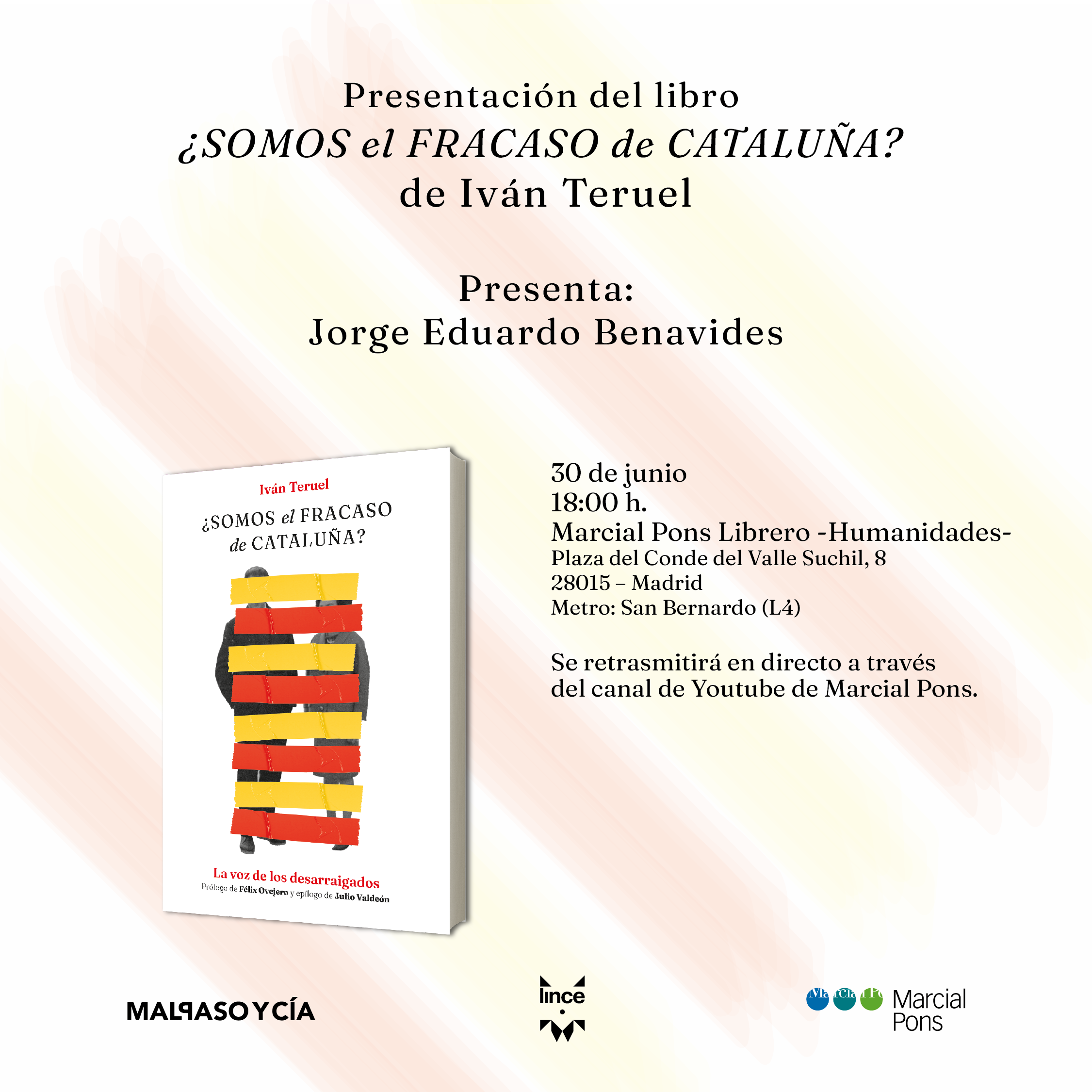 Presentación del libro '¿Somos el fracaso de Cataluña?  La voz de los desarraigados'
