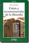 Crisis y reconstrucción de la filosofía