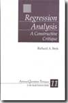 Regression analysis. 9780761929048