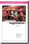 Essentials of negotiation. 9780071232548