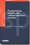 Fundamentos sociales del comportamiento humano. 9788483189863