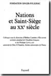 Nations et le Saint-Siège au XXe siècle