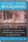 Was greek thought religious?
