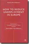 How to reduce unemployment in Europe. 9781403908049