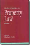 Modern studies in Property Law