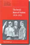 The social bases of Nazism, 1919-1933