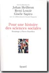 Pour une histoire des sciences sociales