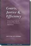 Courts, justice and efficiency. 9781841133829