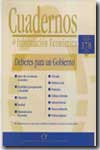 Deberes para un gobierno. 100711797