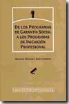 De los programas de garantía social a los programas de iniciación profesional. 9788475845265