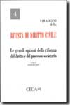 Le grandi opzioni della riforma del Diritto e del processo societario. 9788813249861