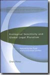 Ecological sensitivity and global legal pluralism. 9781841133485