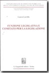 Funzione legislativa e comitato per la legislazione. 9788834842829