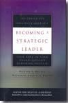 Becoming a strategic leader. 9780787968670