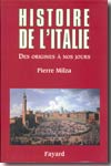 Histoire de l'Italie. 9782213623917