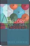 History of political thought. 9780745631035