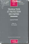 Transaction et protection des parties. 9782275027098