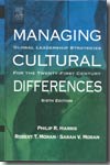 Managing cultural differences. 9780750677363