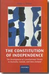 The Constitution of independence. 9780198268956