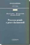 Processo penale e prove documentali. 9788813252397