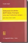 Istituzioni di Diritto dell'Unione Europea. 9788834853528