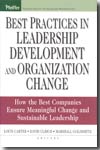 Best practices in leadership development and organization change. 9780787976255