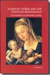 Albrecht Durer and the venetian Renaissaance. 9780521562881