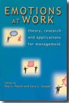 Emotions at work