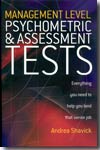 Management level psychometric and assessment tests
