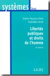 Libertés publiques et droits de l'homme. 9782275025322