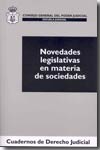 Novedades legislativas en materia de sociedades. 9788496228993