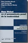 Hans Welzel en el pensamiento penal de la modernidad