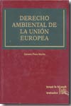 Derecho ambiental de la Unión Europea