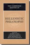The Cambridge history of hellenistic philosophy. 9780521616706