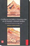 Conflictos sociales e insurrección en el mundo colonial andino. 9789505576692