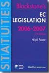 Blackstone's EC legislation. 9780199288182