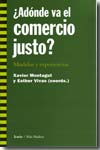 ¿A dónde va el comercio justo?. 9788474268843