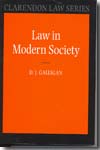 Law in modern society. 9780199269785
