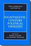 The Cambridge history of eighteenth-century political thought. 9780521374224