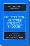 The Cambridge history of eighteenth-century political thought