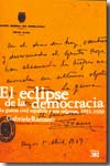 El eclipse de la democracia