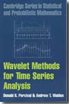 Wavelet methods for time series analysis
