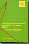 Vecindad y derechos comunales en la comarca de La Janda (Cádiz)