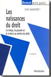 Les naissances du Droit. 9782707615190