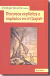 Discursos explícitos e implícitos en el Quijote
