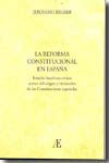 La reforma constitucional en España. 9788496579422