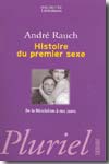 Histoire du premier sexe. 9782012793385