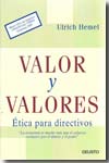 Valor y valores. 9788423424443