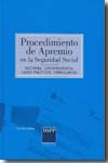 Procedimiento de apremio en la Seguridad Social. 9788496164581