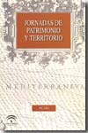 Jornadas de patrimonio y territorio. 9788482664842